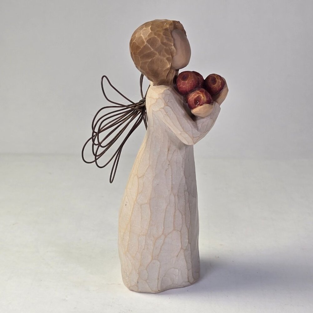 Willow Tree Figurine Angel Good Health Apples 2003 Demdaco Susan Lordi Garden - Picture 3 of 7